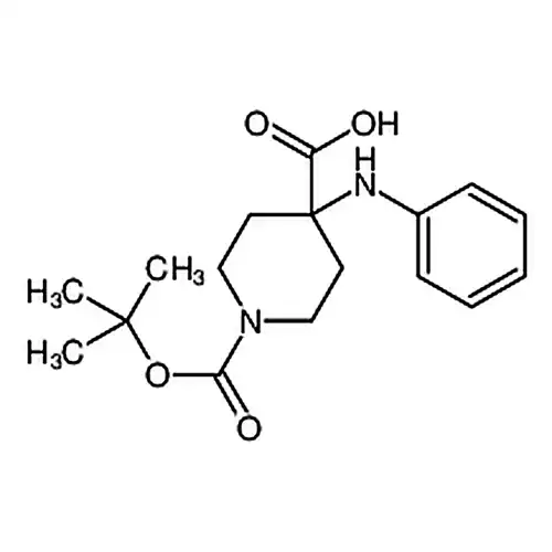 1-(叔бутилкислорода基羰基)-4-(фениламино)哌啶-4-羧кислота