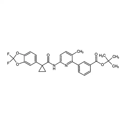 3-(6-(1-(1-(2,2-二불소벤젠并[d][1,3]二산소펜틸环-5-基)环프로필알칸메틸아미드基)-3-메틸피리딘-2-基)벤젠개미산叔부틸에스테르