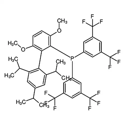 双(3,5-双(三фтораметил)фенил)(2′,4′,6′-三изопропил-3,6-二метилкислорода基联бензол-2-基)膦