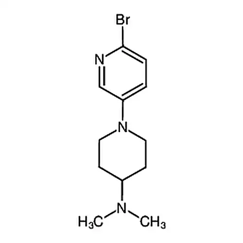 1-(6-臭素ピリジン-3-基)-N，N-ジメチル哌啶-4-アミン