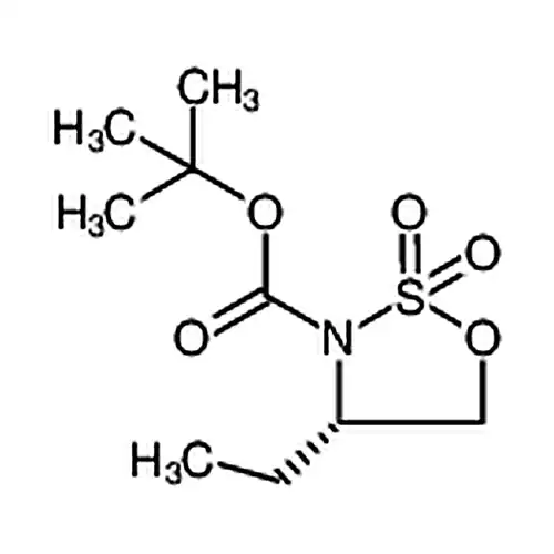 (S)-4-에틸-1,2,3-산소杂티아졸알칸-3-羧산叔부틸에스테르 2,2-二산화물