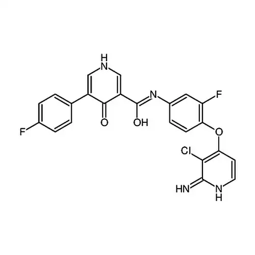 N-[4-[(2-아미노-3-염소-4-피리딘)산소基]-3-불소페닐]-5-(4-불소페닐)-1,4-二수소-4-산소代-3-피리딘羧아미드