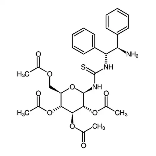 N-[(1R，2R)-2-아미노-1，2-二페닐에틸]-N'-(2，3，4，6-四-산소-아세틸-β-D-吡喃포도당基)황脲