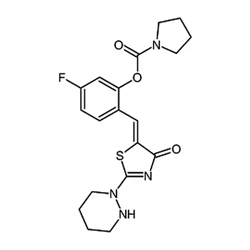 (Z)-5-불소-2-((4-산소代-2-(四수소哒嗪-1(2H)-基)티아졸-5(4H)-亚基)메틸)페닐피롤알칸-1-羧산에스테르