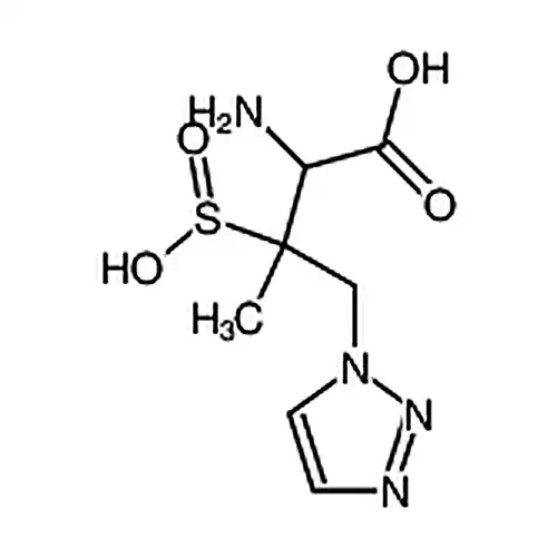2-아미노-3-메틸-3-亚磺基-4-(1H-1,2,3-三唑-1-基)낙산