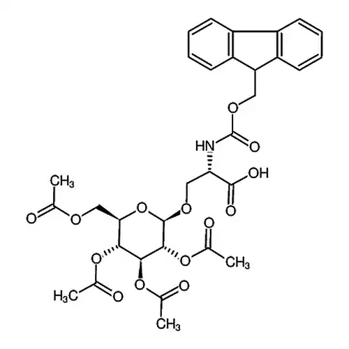 (S)-2-((((9H-芴-9-基)메틸산소基)羰基)아미노)-3-(((2R,3R,4S,5R,6R)-3,4,5-三에틸酰산소基-6-(에틸酰산소基메틸)四수소-2H-吡喃-2-基)산소基)프로피온산