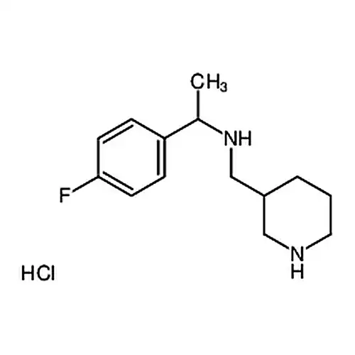 N-[1-(4-фторафенил)этил]-3-哌啶метиламинсоляная кислотасоль