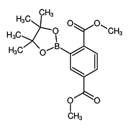 2-(4,4,5,5-四메틸-1,3,2-二산소붕소杂环펜틸알칸-2-基)对벤젠二개미산二메틸에스테르