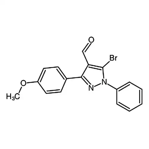 5-브롬-3-(4-메틸산소基페닐)-1-페닐-1H-피라졸-4-포름알데히드
