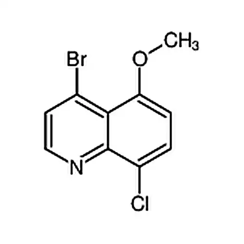 4-臭素-8-塩素-5-メチル酸素基キノリン