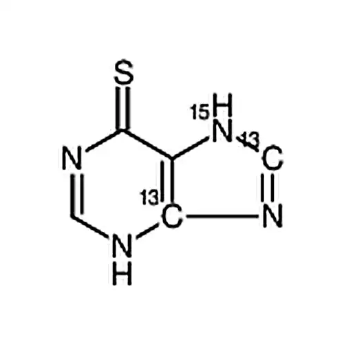 6-Mercaptopurine-13C2,15N