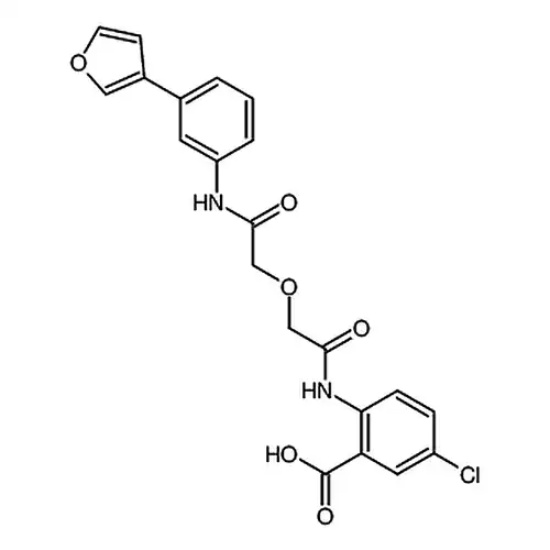 5-塩素-2-(2-(2-((3-(フラン-3-基)フェニル)アミノ)-2-酸素代エチル酸素基)エチル酰アミノ)ベンゼンギ酸