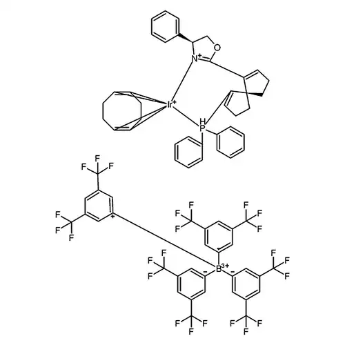 1，5-环オクチル二エン{(4S)-(+)-2-[(5S)-6-(二フェニル膦基)螺[4.4]ノニル-1，6-二エン-1-基]-4，5-二水素-4-フェニル恶唑}铱(I)四[3，5-双(三フッ素メチル)フェニル]ホウ酸塩