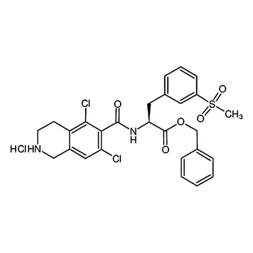 Benzyl (S)-2-(5，7-Dichloro-1，2，3，4-Tetrahydroisoquinoline-6-Carboxamido)-3-(3-(Methylsulfonyl)Phenyl)Propanoate Hydrochloride