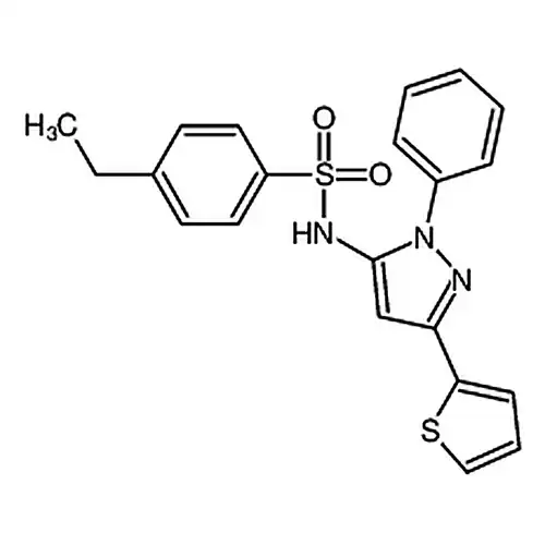 4-에틸-N-(1-페닐-3-(티오펜-2-基)-1H-피라졸-5-基)벤젠磺아미드