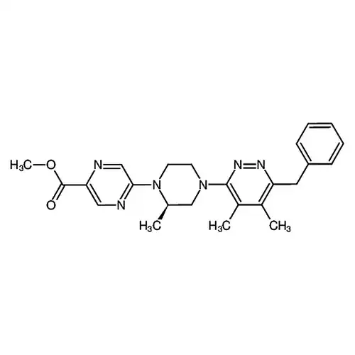 (R)-5-(4-(6-벤질-4，5-디메틸哒嗪-3-基)-2-메틸哌嗪-1-基)피라진-2-羧산메틸에스테르