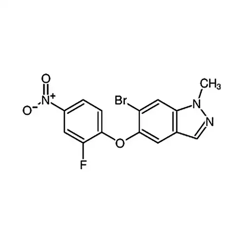 6-臭素-5-(2-フッ素-4-ニトロベンゼン酸素基)-1-メチル-1H-吲唑