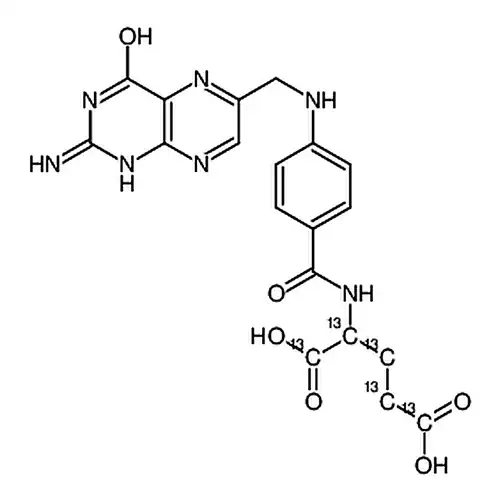 Folic acid-(glutamic acid-13C5)