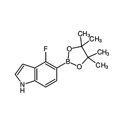 4-фтора-5-(4,4,5,5-四метил-1,3,2-二кислородабора杂环пентилалкан-2-基)-1H-индол