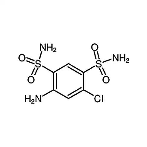 4-Amino-6-chlorobenzene-1，3-disulfonamide