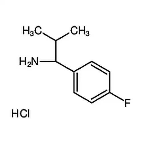 (R)-1-(4-фторафенил)-2-метилпропил-1-аминсоляная кислотасоль