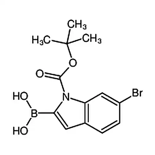 N-Boc-6-브롬인돌-2-붕산