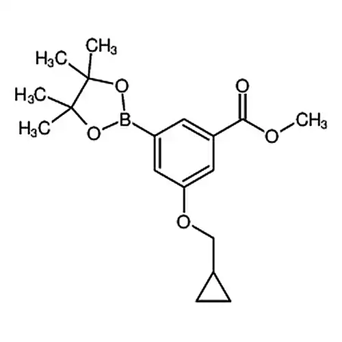 3-(环프로필基메틸산소基)-5-(4，4，5，5-四메틸-1，3，2-二산소붕소杂环펜틸알칸-2-基)벤젠개미산메틸에스테르