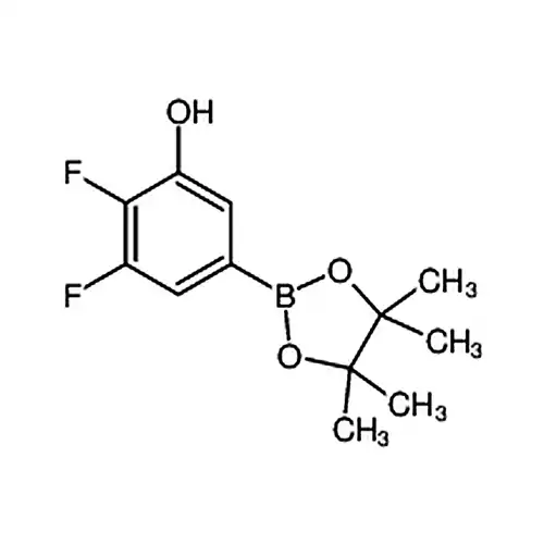 2,3-二фтора-5-(4,4,5,5-四метил-1,3,2-二кислородабора杂环пентилалкан-2-基)фенол