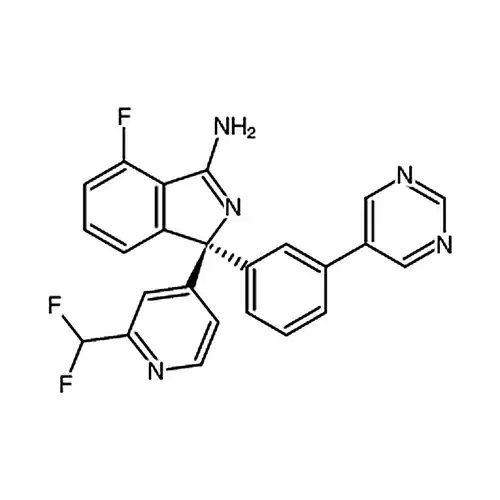 (S)-1-(2-(二불소메틸)피리딘-4-基)-4-불소-1-(3-(피리미딘-5-基)페닐)-1H-异인돌-3-아민