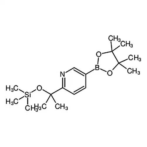 5-(4,4,5,5-四метил-1,3,2-二кислородаборапентил环-2-基)-2-(2-((三метилметилкремнияалкан)кислорода基)пропил-2-基)피리딘