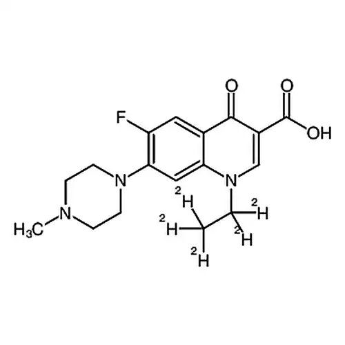 1-(エチル-d5)-6-フッ素-7-(4-メチル哌嗪-1-基)-4-酸素代-1，4-二水素キノリン-3-羧酸