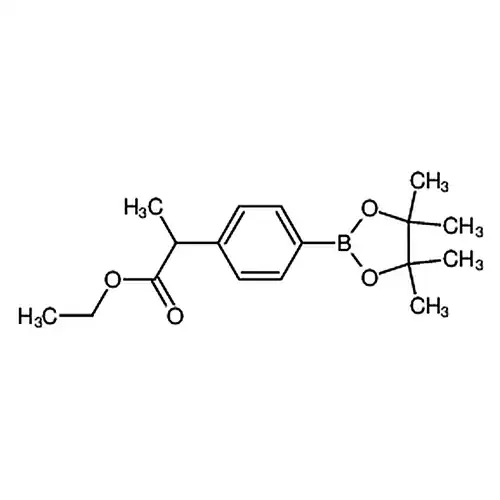 2-(4-(4,4,5,5-四메틸-1,3,2-二산소붕소杂环펜틸알칸-2-基)페닐)프로피온산에틸에스테르