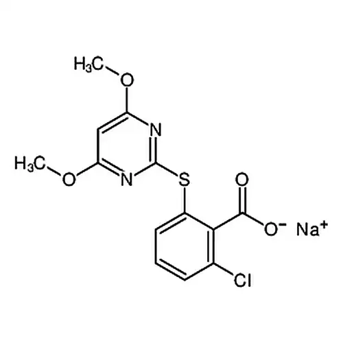 2-塩素-6-((4,6-二メチル酸素基ピリミジン-2-基)硫黄基)ベンゼンギ酸ナトリウム