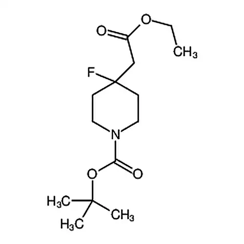 4-(2-에틸산소基-2-산소代에틸)-4-불소哌啶-1-羧산叔부틸에스테르