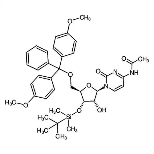 N-(1-((2R,3R,4S,5R)-5-((Bis(4-methoxyphenyl)(phenyl)methoxy)methyl)-4-((tert-butyldimethylsilyl)oxy)-3-hydroxytetrahydrofuran-2-yl)-2-oxo-1,2-dihydropyrimidin-4-yl)acetamide