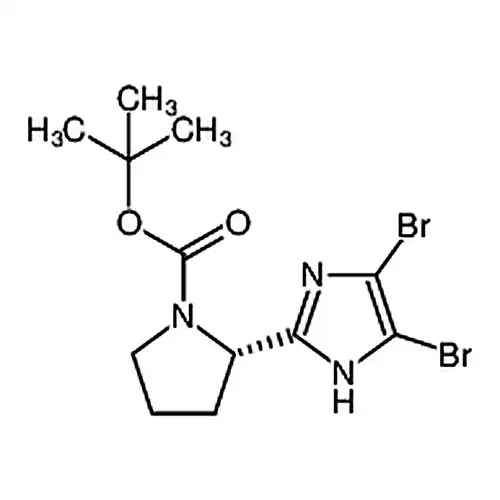 (S)-tert-butyl2-(4，5-dibromo-1H-imidazol-2-yl)pyrrolidine-1-carboxylate