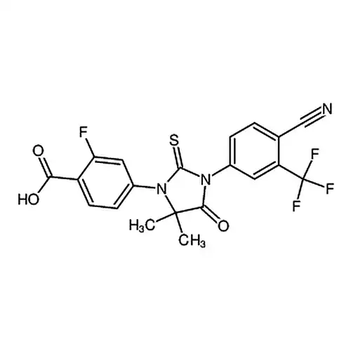 4-(3-(4-氰基-3-(三불소메틸)페닐)-5,5-디메틸-4-산소代-2-황代산소代이미다졸알칸-1-基)-2-불소벤젠개미산
