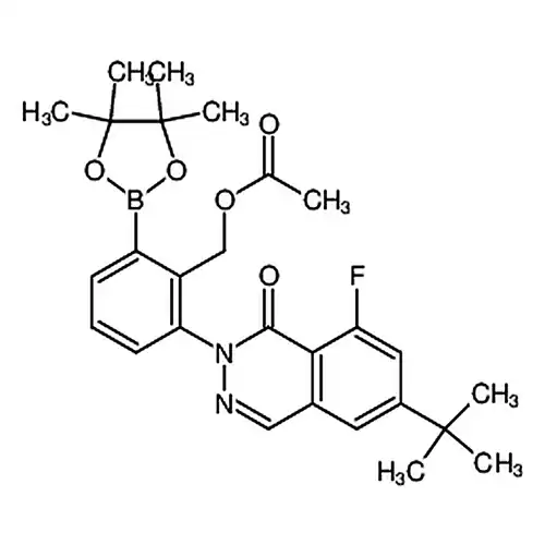 2-(6-(трет-бутил)-8-фтора-1-кислорода代酞嗪-2(1H)-基)-6-(4，4，5，5-四метил-1，3，2-二кислородаборапентил环-2-基)уксусная кислота苄эфир
