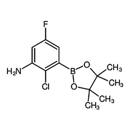 2-염소-5-불소-3-(4，4，5，5-四메틸-1，3，2-二噁붕소펜틸环-2-基)아닐린