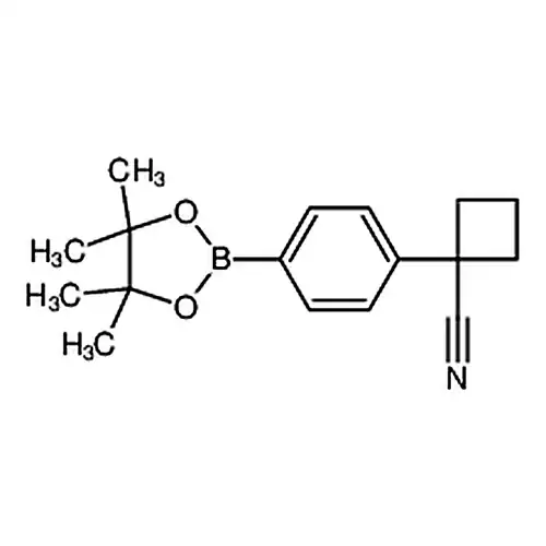 1-(4-(4,4,5,5-四메틸-1,3,2-二산소붕소杂环펜틸알칸-2-基)페닐)环부틸알칸메틸腈