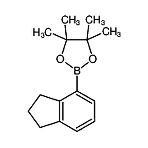 2-(2,3-二수소-1H-茚-4-基)-4,4,5,5-四메틸-1,3,2-二산소붕소杂环펜틸알칸
