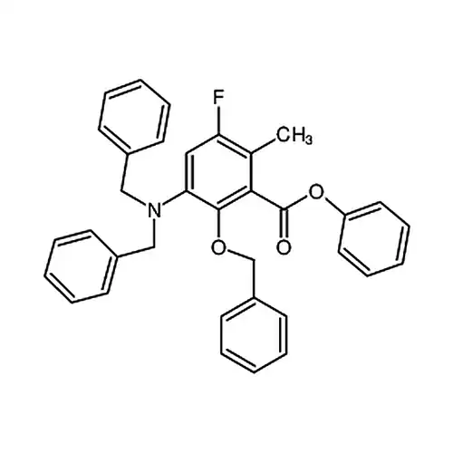 2-(苄кислорода基)-3-(бензиламино)-5-фтора-6-метилбензолмуравьиная кислота
