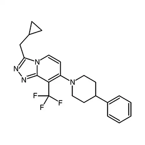 3-(环プロピル基メチル)-7-(4-フェニル哌啶-1-基)-8-(三フッ素メチル)-[1,2,4]三唑[4,3-a]ピリジン
