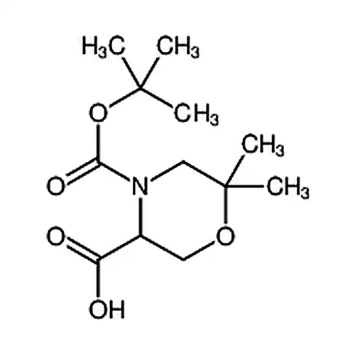 4-(叔ブチル酸素基羰基)-6,6-ジメチル吗啉-3-羧酸