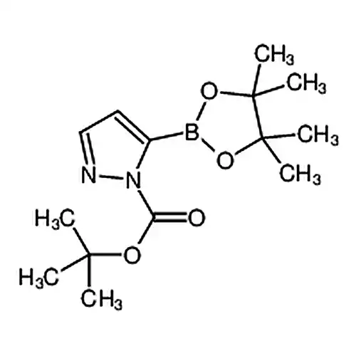 tert-부틸 5-(4,4,5,5-四메틸-1,3,2-二산소杂环헥실붕소알칸-2-基)-1H-피라졸-1-개미산에스테르
