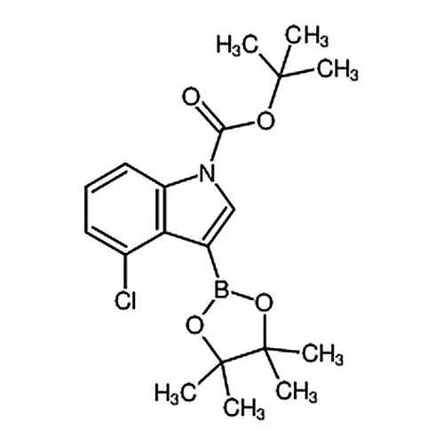 1-BOC-4-塩素インドール-3-ホウ酸频哪アルコールエステル