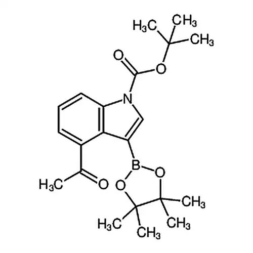 1-(tert-부틸) 4-메틸 3-(4,4,5,5-四메틸-1,3,2-二산소붕소杂环펜틸알칸-2-基)-1H-인돌-1,4-二羧산에스테르