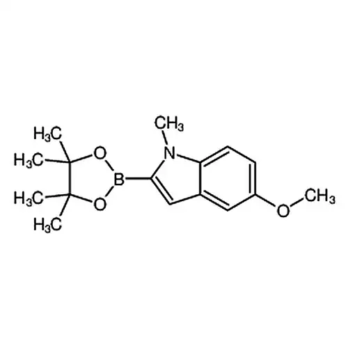 5-메틸산소基-1-메틸-2-(4,4,5,5-四메틸-1,3,2-二산소붕소杂环펜틸알칸-2-基)-1H-인돌