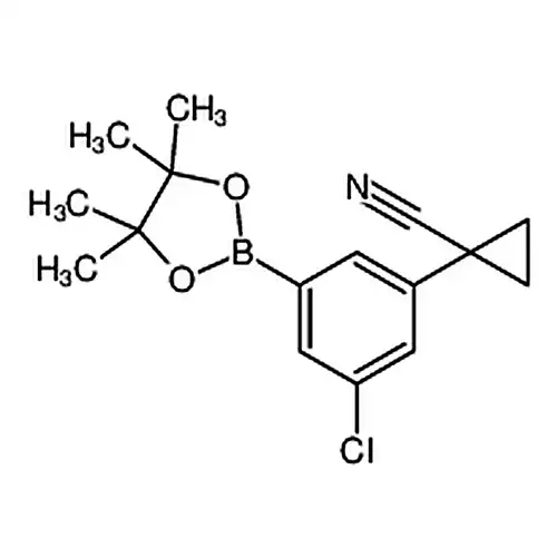 1-(3-Chloro-5-(4，4，5，5-tetramethyl-1，3，2-dioxaborolan-2-yl)phenyl)cyclopropanecarbonitrile