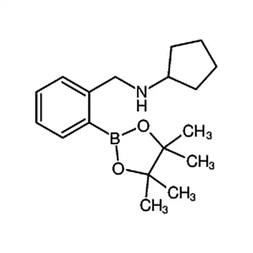 N-(2-(4,4,5,5-四메틸-1,3,2-二산소붕소杂环펜틸알칸-2-基)벤질)环펜틸아민